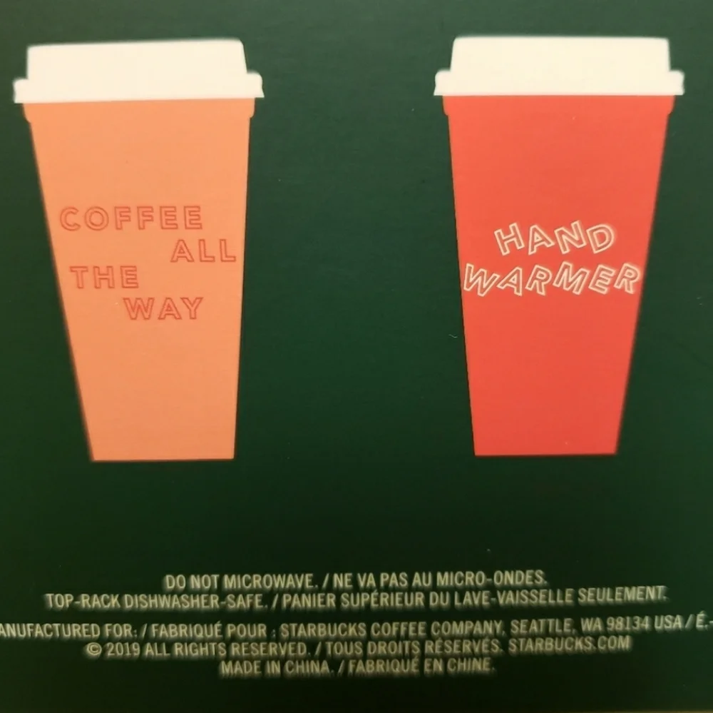 Starbucks 6 Pack Holiday 2019 Hot Cups NEW Christmas Tumbler Red - Picture 5 of 6
